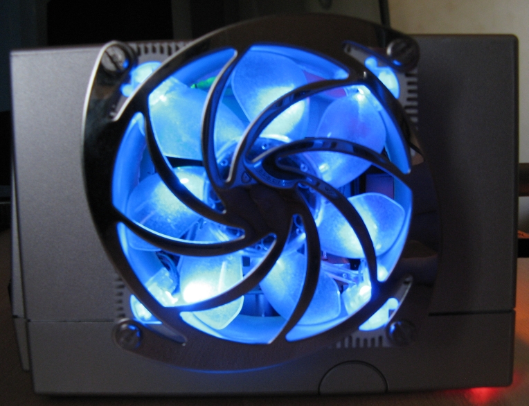 side fan view