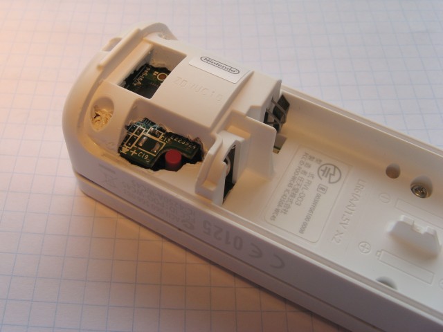 built in WM+ visible behind battery lid